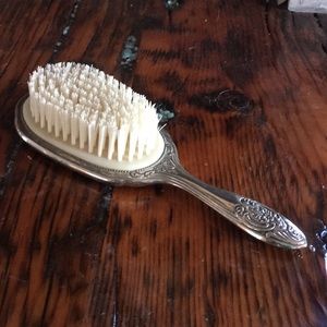 Vintage silver brush